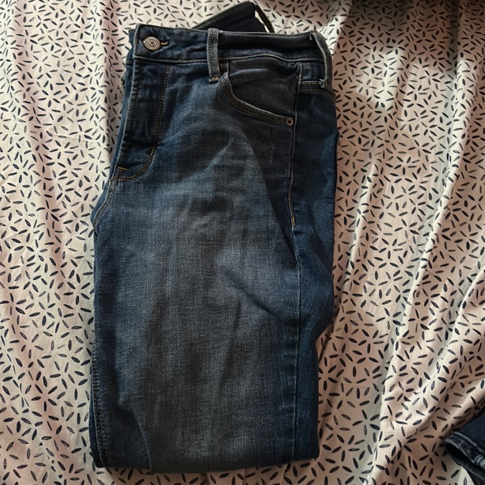 Distressed Old navy denim jeans